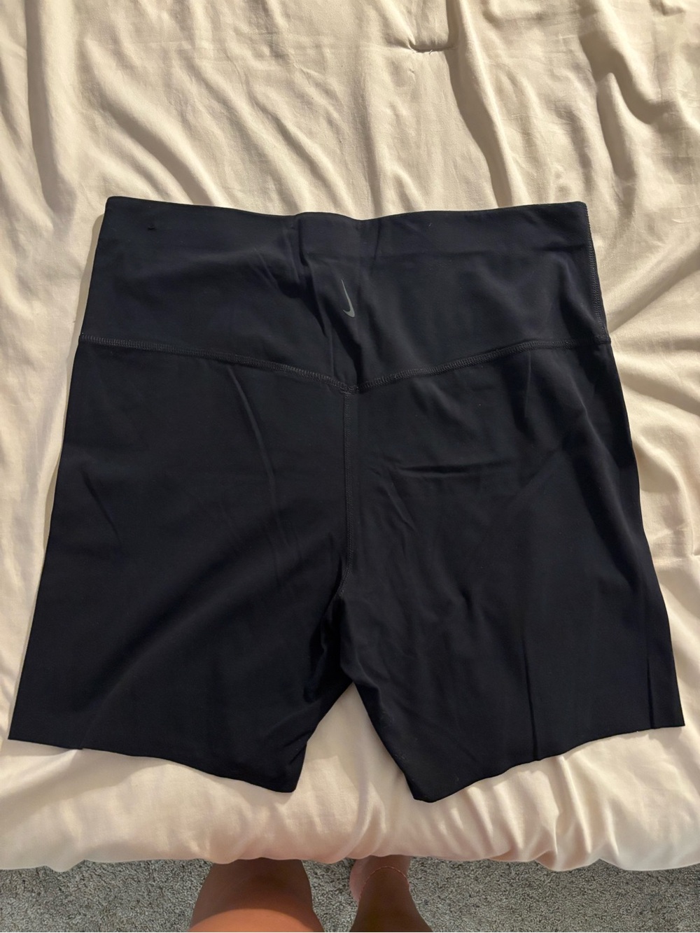Nike Black Mid-Rise Bike Shorts